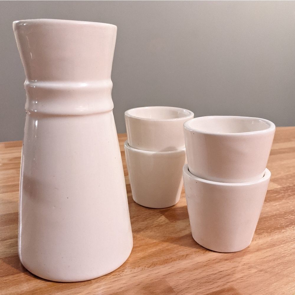 Canvas Home Carafe and Cup Set